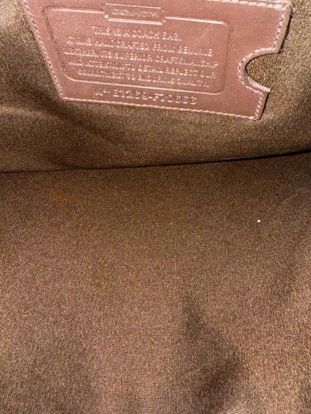 Vtg Coach Lexington Flap Top Brown Leather Laptop Briefcase Commuter Bag - Picture 13 of 16